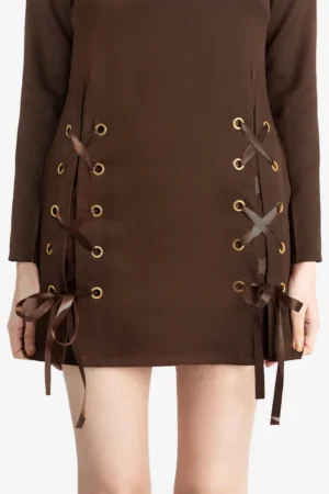 Brown Mini Dress