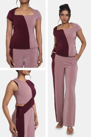 3 Piece Set - Two Tops and One Trousers